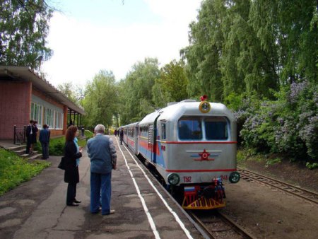 Новомосковск Тульская область детская железная дорога