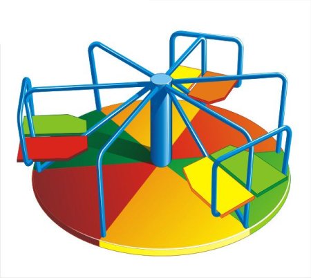 Карусель вертушка для детской площадки