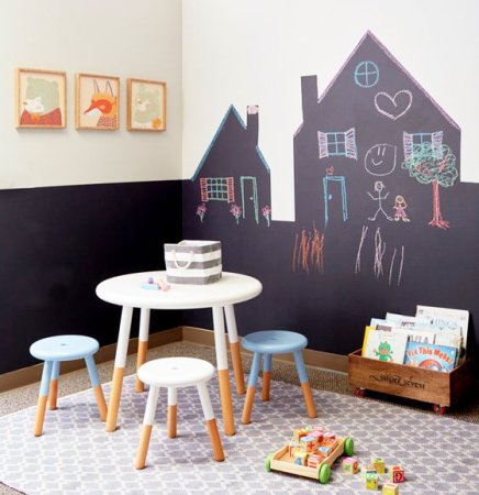 Грифельная стена в детской