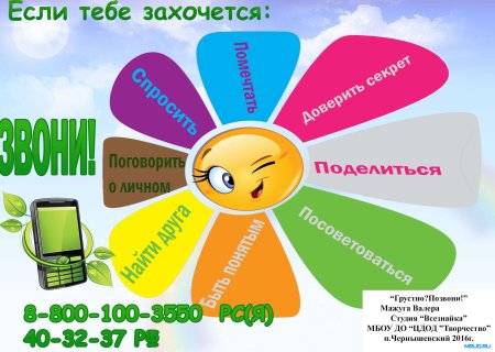 Рисунок детский телефон Довер