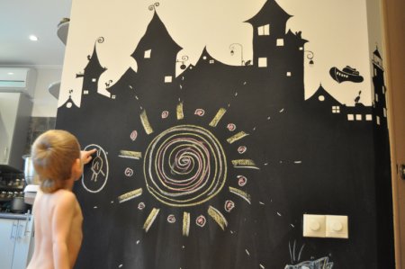 Зона для рисования на стене