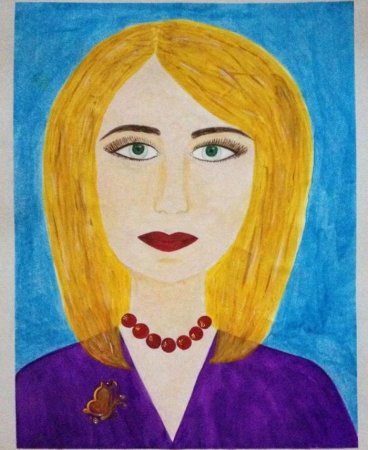 Рисование портрет мамы старшая группа