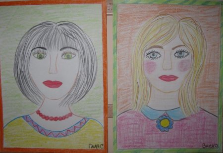 Детские рисунки мамы