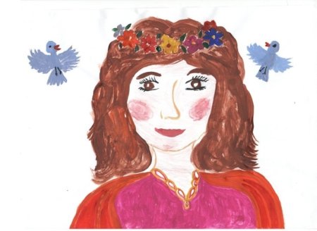 Рисование портрета с детьми 7-8 лет