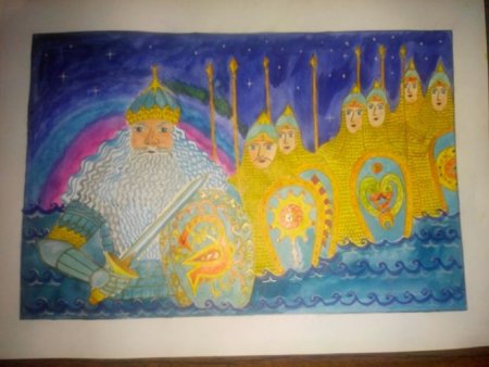 Иллюстрации к сказке о царе Салтане Пушкина 33 богатыря