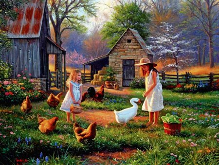 Художник Mark Keathley деревенская жизнь