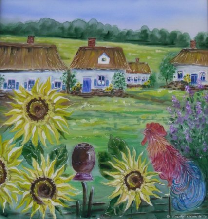 Деревенский рисунок