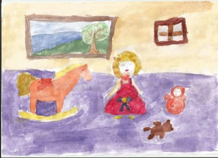 Рисунок к пьесе Чайковского детский альбом