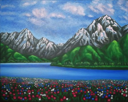 Горы для рисования