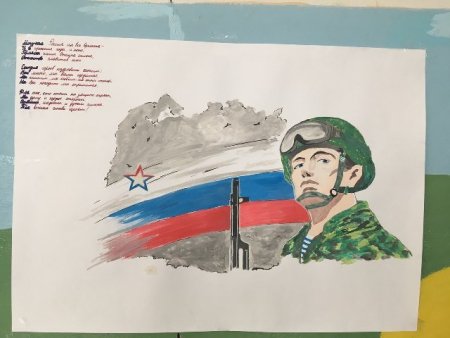 Военные плакаты в школу