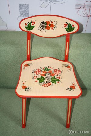 Детские стульчики и столики расписные