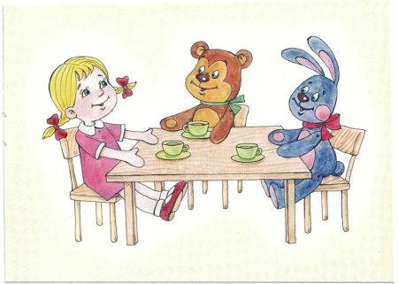 Чаепитие для детей в детском саду