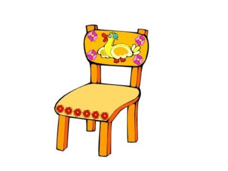 Стул детский рисунок
