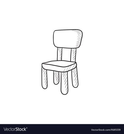 Рисование стула для малышей