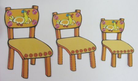 Три стула к сказке три медведя