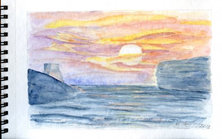 Море Чюрлениса рисунок