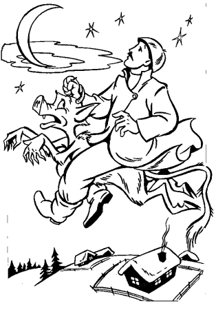 Ночь перед Рождеством рисунок