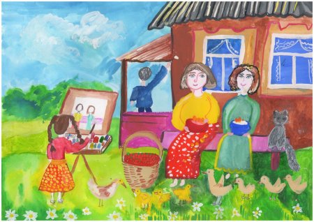 Рисунок моя семья