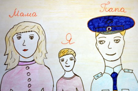 Семейный портрет рисунок 4 класс