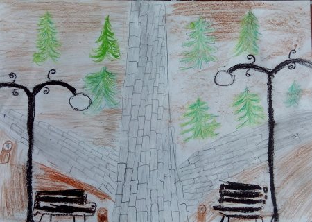 Сквер детский рисунок