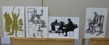 Пятно в станковой композиции