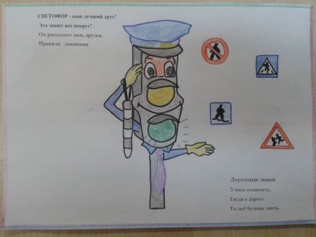 Название рисунков по ПДД