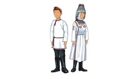 Чувашский национальный костюм женский