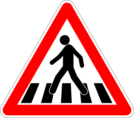 Знак пешеходный переход