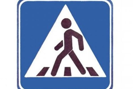 Дорожный знак Зебра