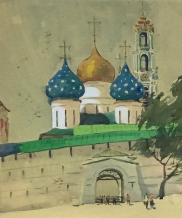 Свято Троице Сергиева Лавра рисунок на конкурс для школы