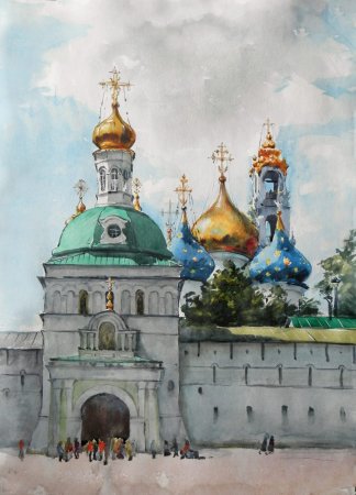 Троицкий собор Лавра Сергиев Посад живопись