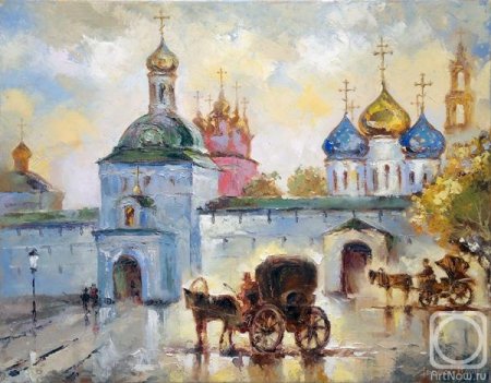 Троице-Сергиева Лавра Сергиев Посад рисунок
