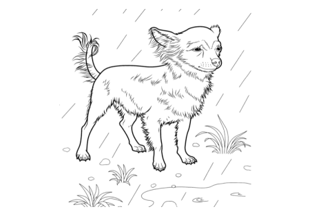 Рисунок к каштанке Чехова