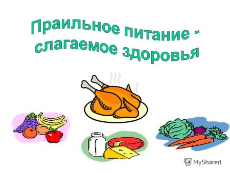 Здоровое питание рисунок