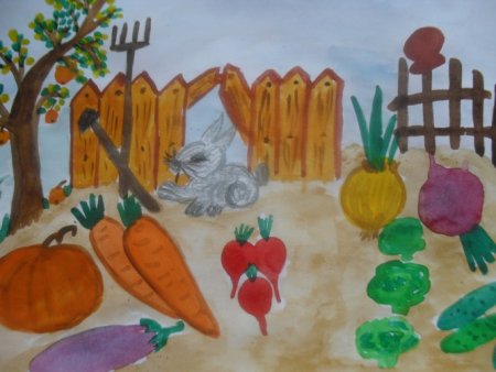 Рисунок на тему щедрая осень