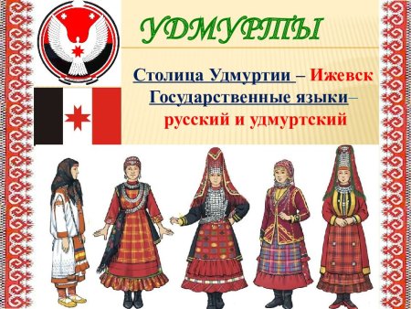 Удмурты дети в национальных костюмах
