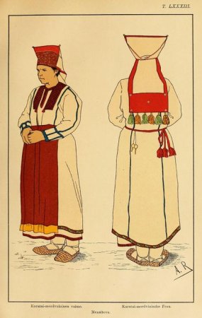 Мордовский национальный костюм руця