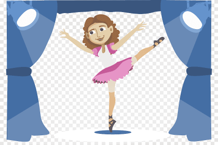 Артист на сцене рисунок