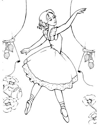 Балет Золушка с с Прокофьев раскраска