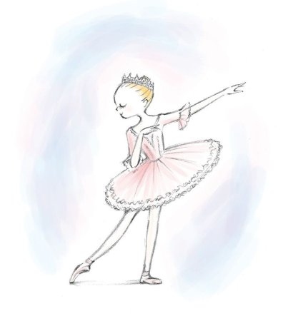 Ребенок балерина скетч