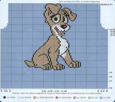 Рисунки на вязаных детских вещах