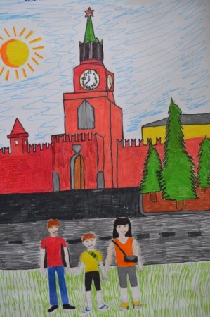 Поэтапное рисование Кремля