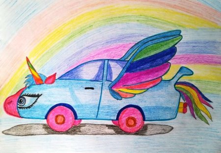 Автомобиль мечты рисунок