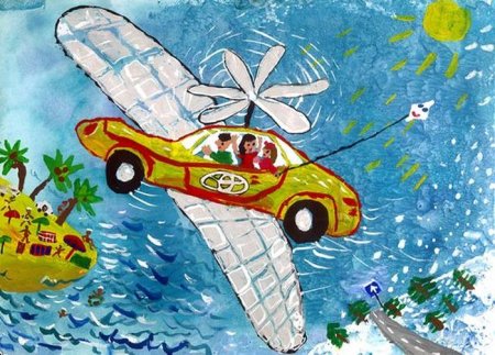 Машина детский рисунок