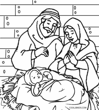 Рисунок рождение Иисуса Христа легкий