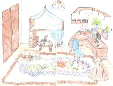 Любимый уголок в доме рисунки