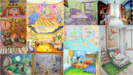 Коллаж своей комнаты