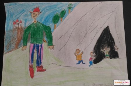 Мальчик с пальчик и волк