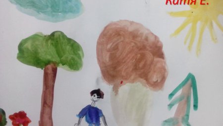 Рисунок к сказке мальчик с пальчик