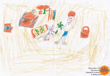 Раскраска мальчик с пальчик Шарль Перро